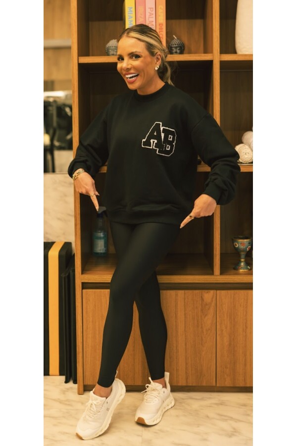 Legging com cristais Bioativos - Atelie Beauty (PRETO)