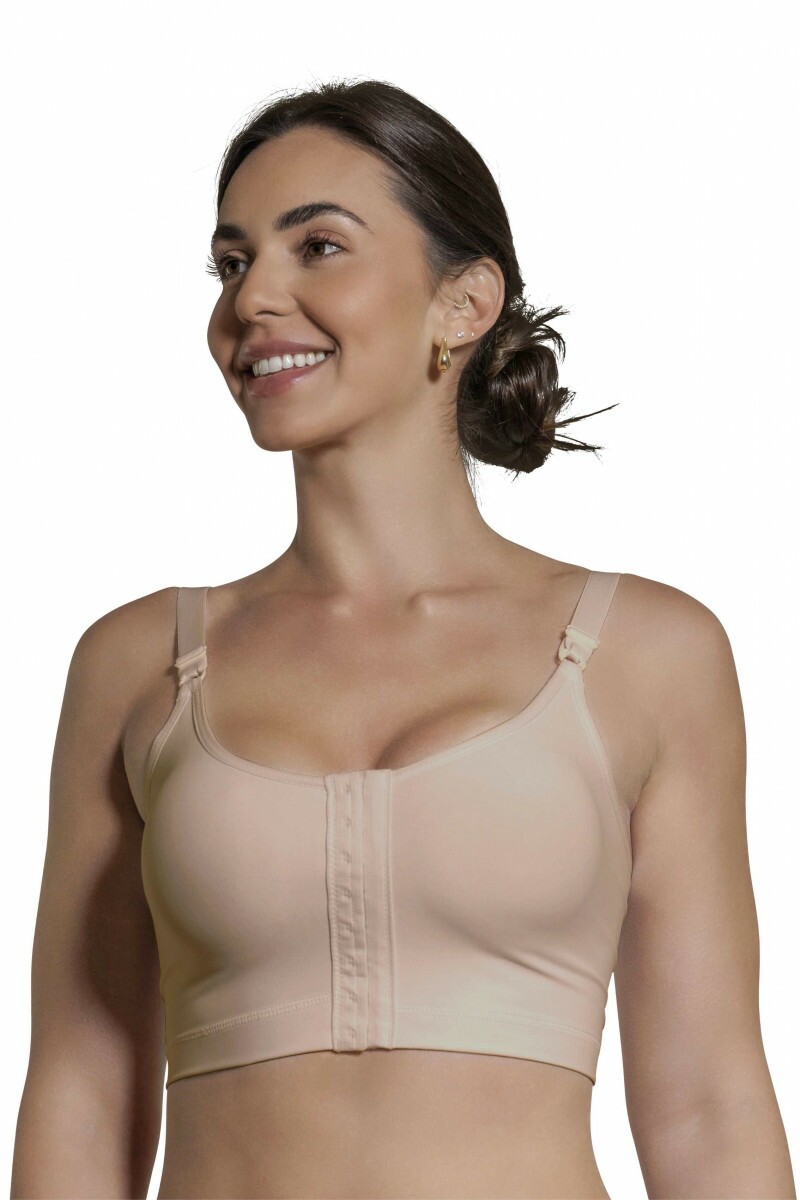 Sutiã com fechamento frontal e busto flexível INOVA 1000I BEGE - SERIES