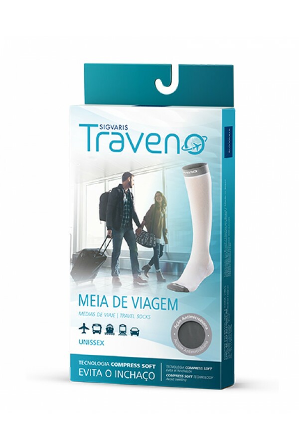 Meia para Viagem Sigvaris Traveno - SERIES
